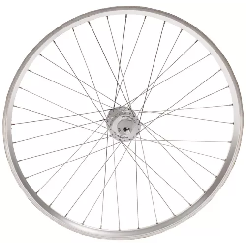 Framhjul 28" Silver Navdynamo