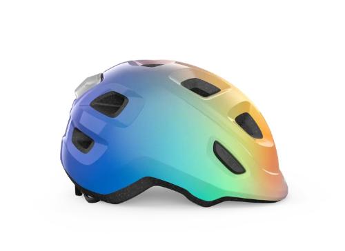 MET Helmet Hooray MIPS Multicolour/Glossy Grönt spänne