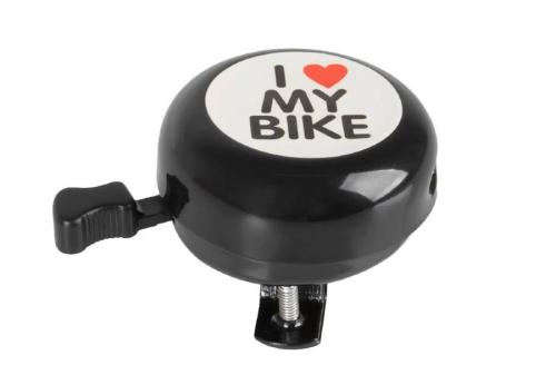 Ringklocka "I Love My Bike"