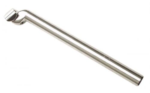 Sadelstolpe 25.4x350mm silver