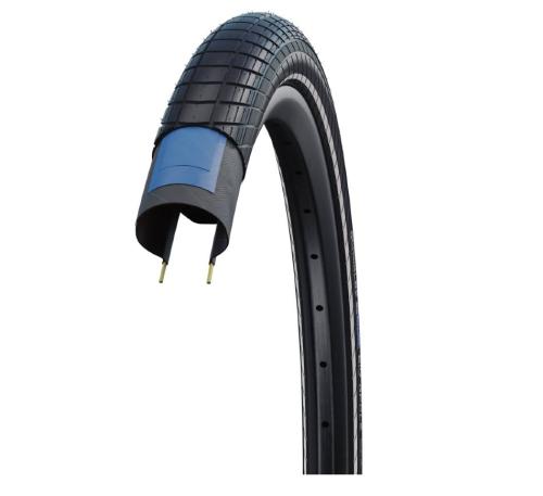 Schwalbe Big Apple 24" x 2,00" E-Bike Däck – Svart med Reflex