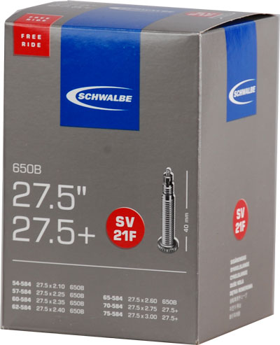 Schwalbe 27,5" plus Slang SV21F