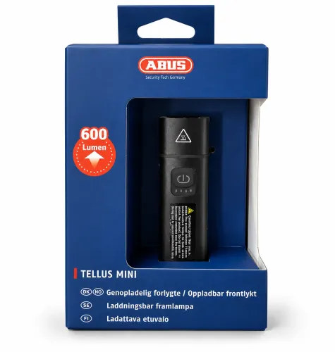 Abus Framlampa Tellus Mini 600 lumen