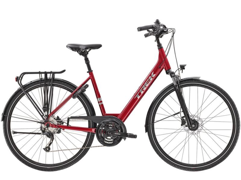 Trek Verve 2 Equipped Lowstep Röd