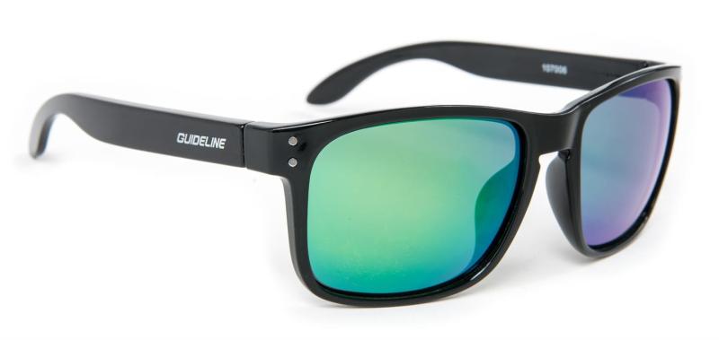 guideline Coastal sunglasses grey lens green revo coating