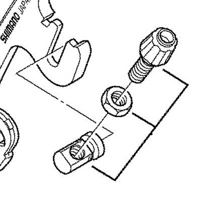 Vajerjusteringsskruv för Shimano Rullbroms BR-IM41-F