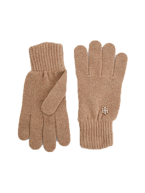 Beige wool deals gloves