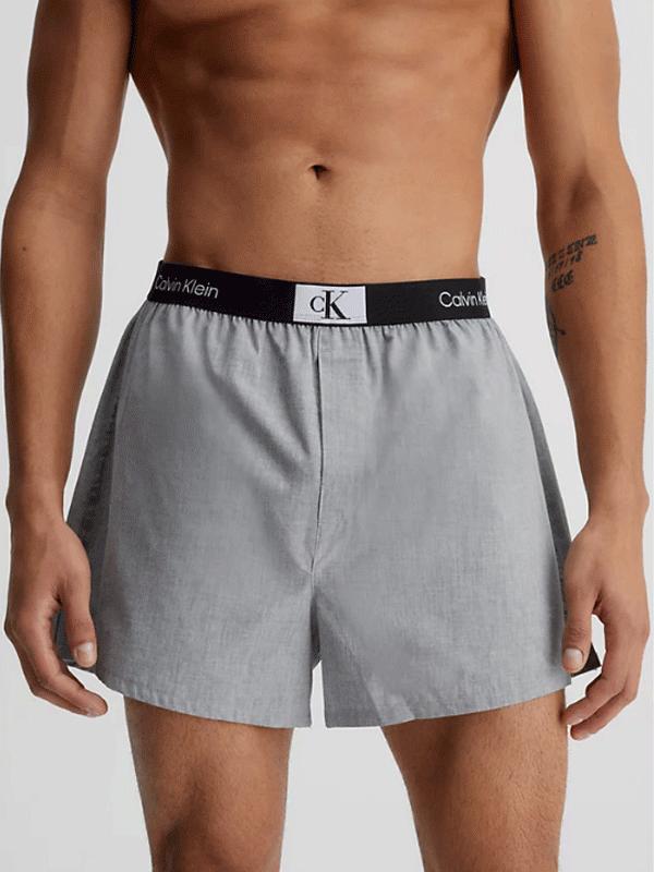 Boxer slim 3pk svart, vit, grå