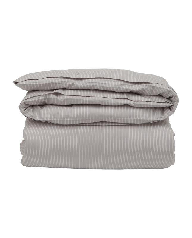 Hotel Lyocell Stripe Lt Beige/White Pillowcase 150x210