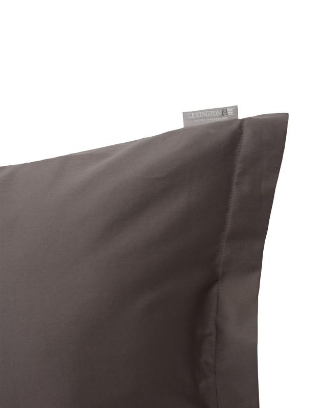 Hotel Cotton Sateen Charcoal Gray Pillowcase 50x60 Grå