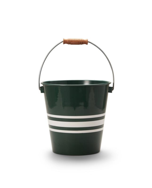 Iron Bucket with Handle One size Grön