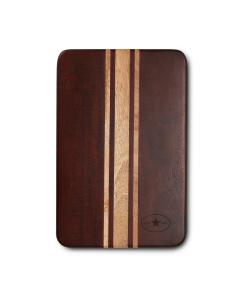 Wood serving board with Stripes 30x20