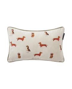 Dogs Organic Cotton Velvet 50x50