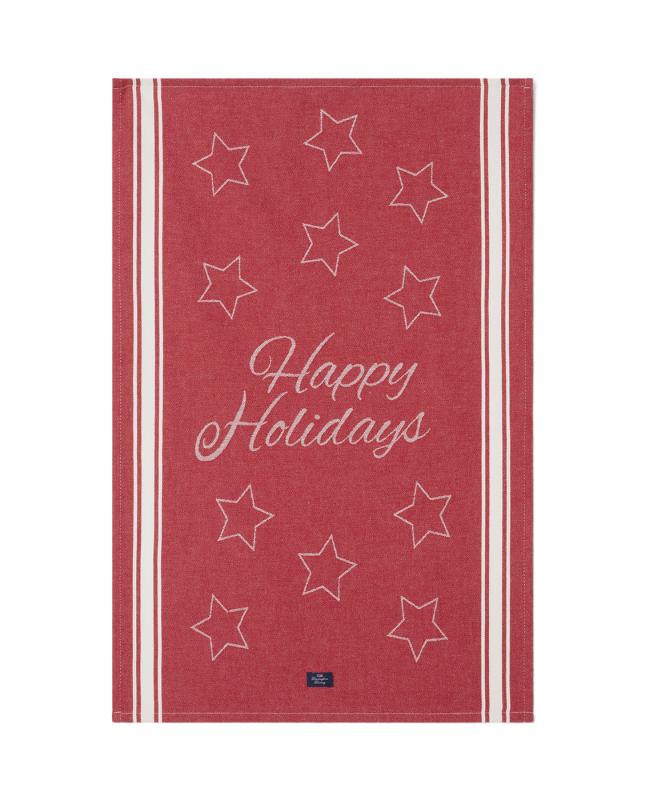 Happy Holiday Org Cotton 50x70