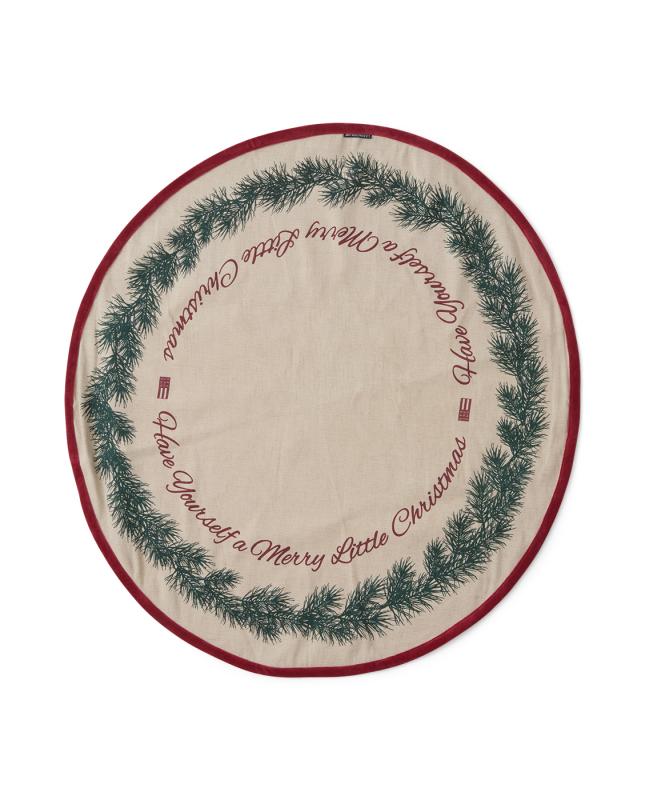 Jute/Cotton Chrismas tree Mat One size