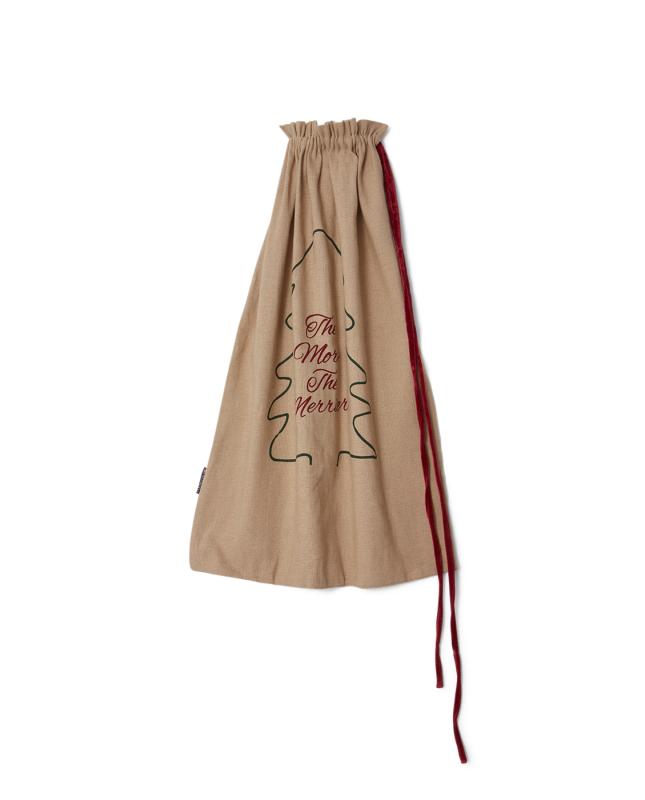 Jute/Cotton Christmas gift sac Beige