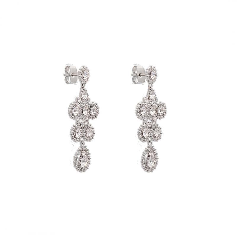 Petite Kate Earrings - Crystal