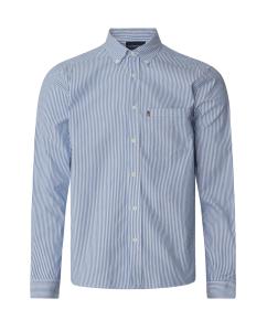 Philip Oxford Shirt, Blue/White Stripe