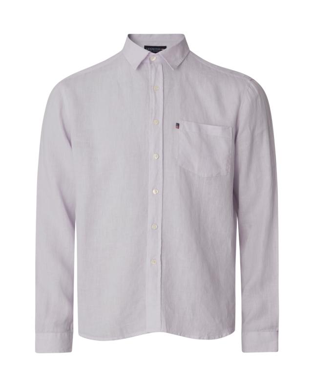 Ryan Linen Shirt, purple