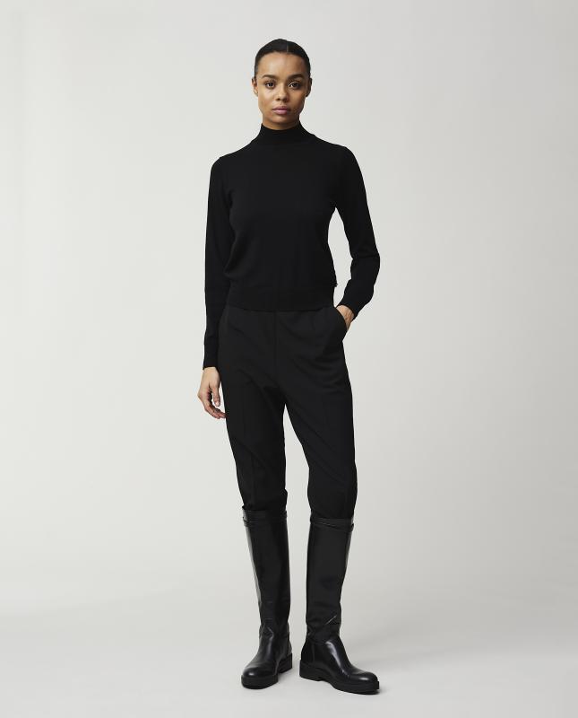 Ellen Merino Wool mock neck