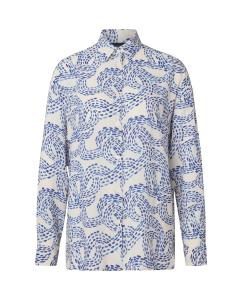 Edith Dot Printed Viscose Shirt