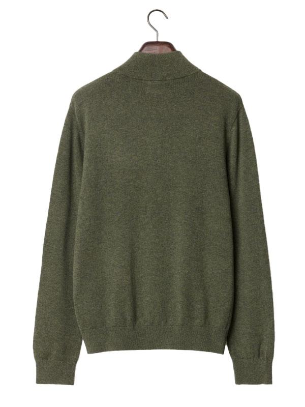 Clay Cotton Half Zip Sweater