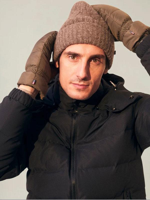 Michelle Yak Blend Beanie One size Brun