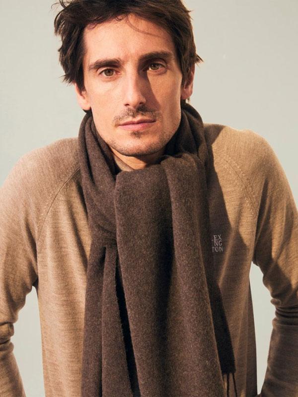 Massachusetts Recycled Wool Blend One size Brun