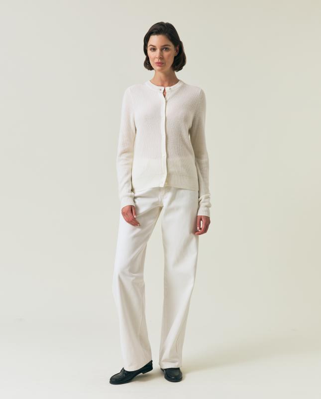 Cashmere Blend Knitted Cardigan