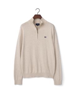 Cotton Half-zip Sweater
