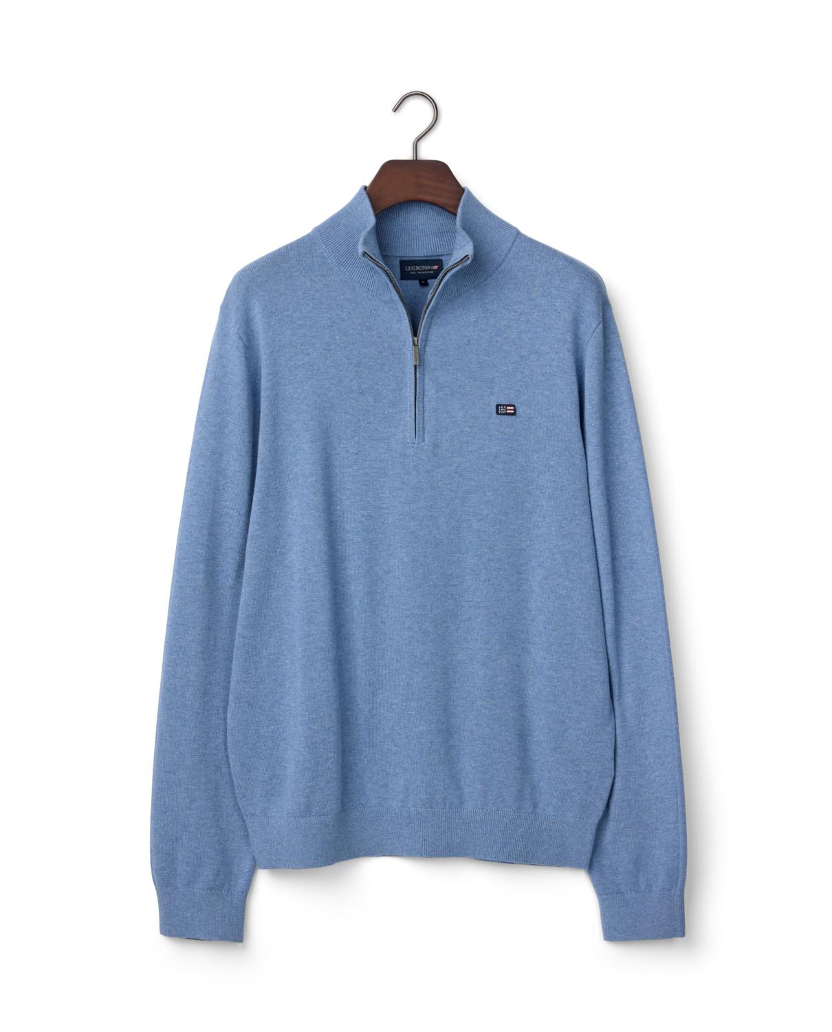 Cotton Half-zip Sweater