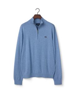 Cotton Half-zip Sweater