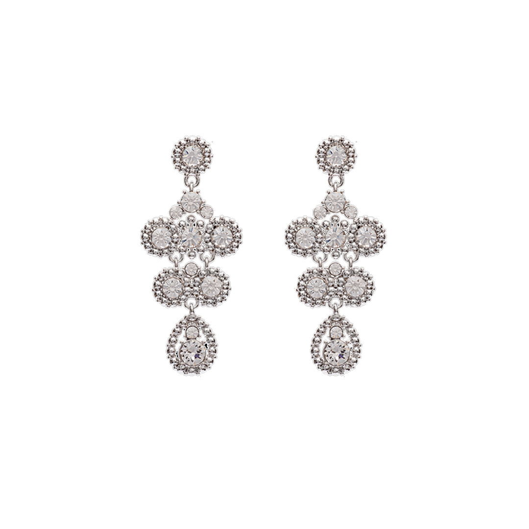 Petite Kate Earrings - Crystal