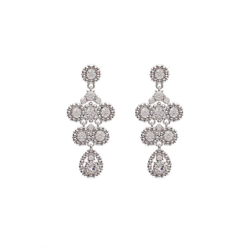 Petite Kate Earrings - Crystal