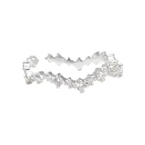 PETITE CAPELLA RING - CRYSTAL ( Silver )