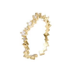 PETITE CAPELLA RING - CRYSTAL (GOLD)