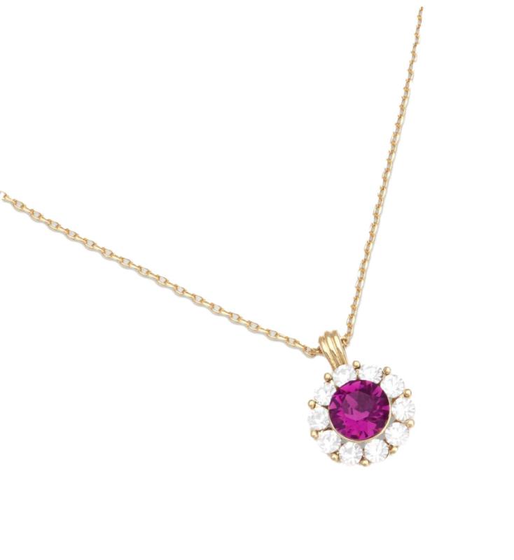 SOFIA NECKLACE - AMETHYST (GOLD)