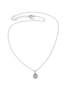 Amelie necklace - crystal (silver)