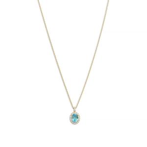 LUNA NECKLACE - AQUAMARINE