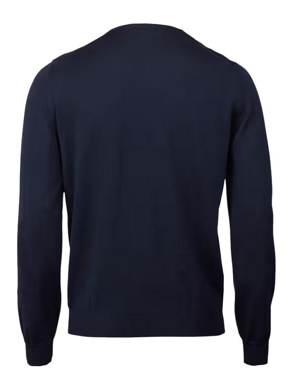 Sweater Knitted Crew Neck Merino Wool