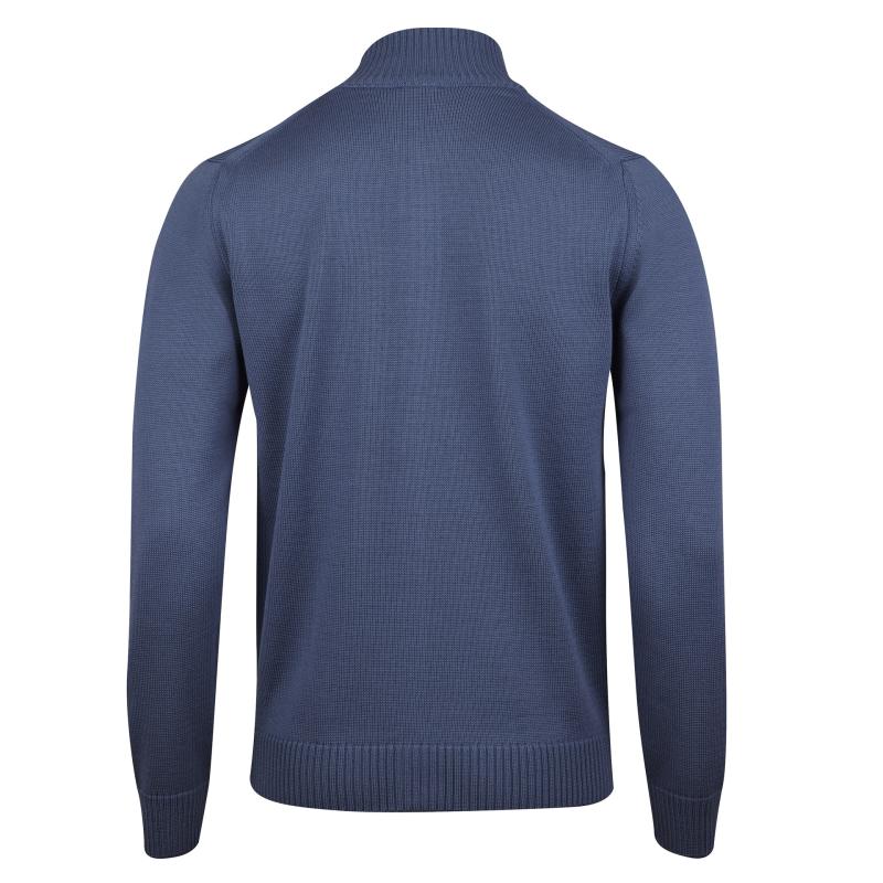 Merino wool zip