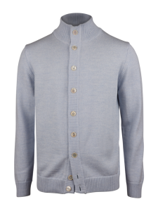 Cardigan knitted chunky Merino wool