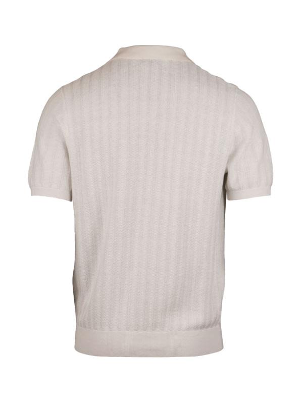 Polo shirt Knitted Crochet Linen Cotton