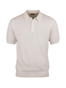 Polo shirt Knitted Crochet Linen Cotton