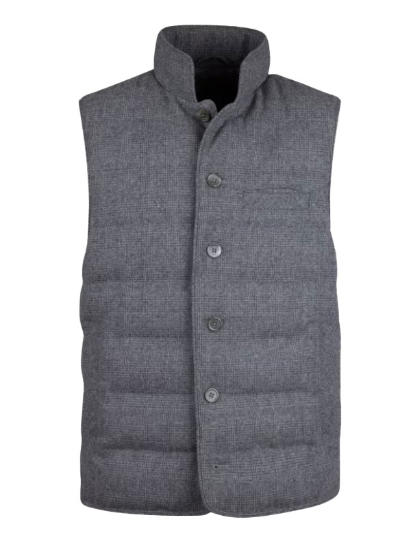 Vest Buttoned Padded