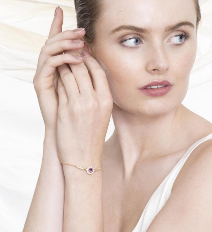 MISS SOFIA BRACELET - AMETHYST (GOLD)