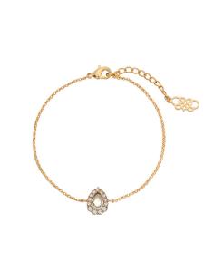 Amalie bracelet - crystal (gold)