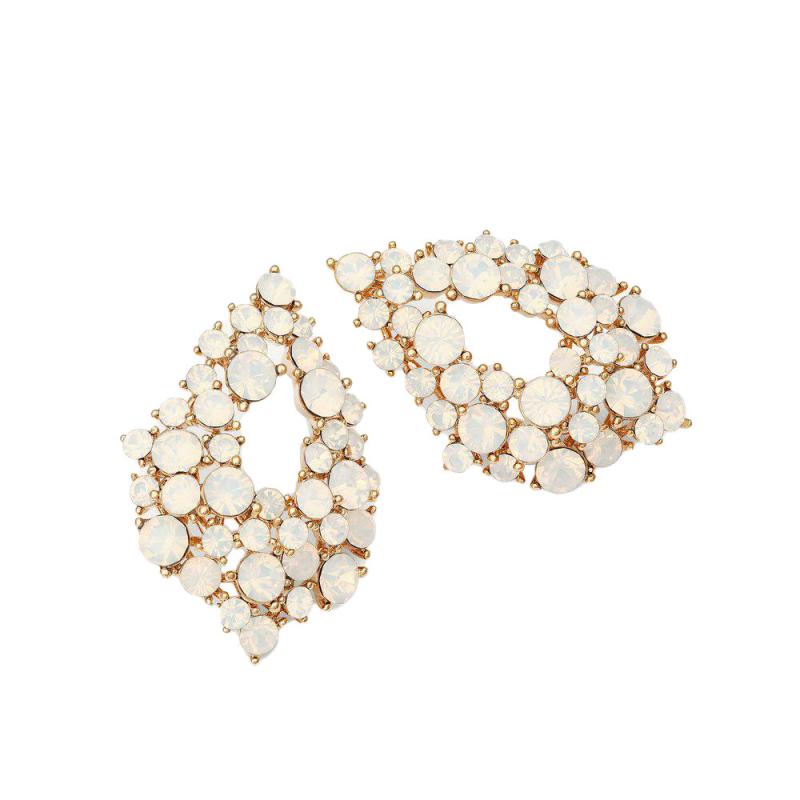 Alice erarings- white opal