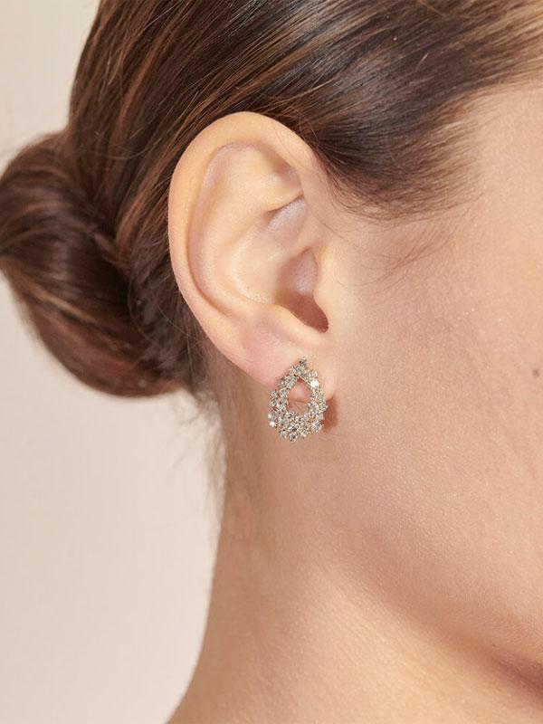 PETITE ALICE EARRINGS - CRYSTAL