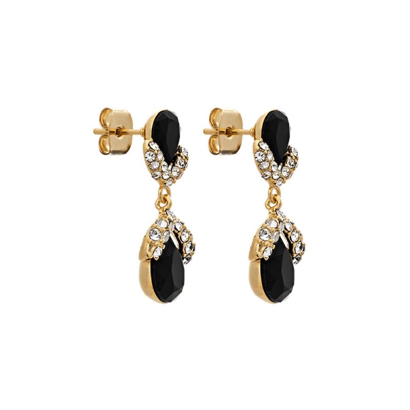 PETITE GRACE EARRINGS - JET